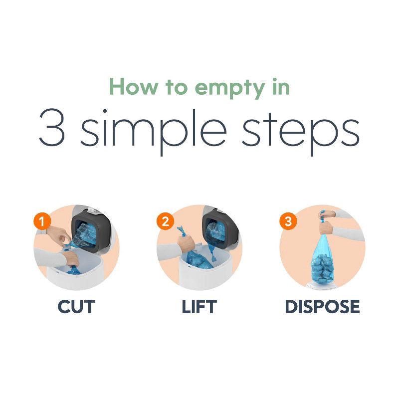 slide 7 of 15, Diaper Genie Classic Diaper Pail, 1 ct