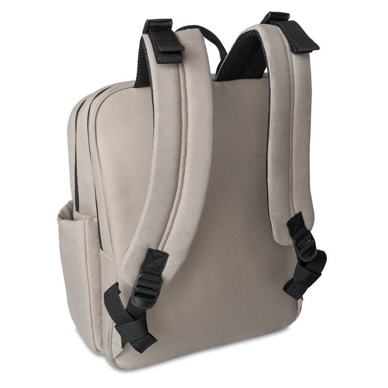 slide 8 of 11, Baby Brezza Quilted Puffer Backpack Diaper Bag - Taupe, 1 ct