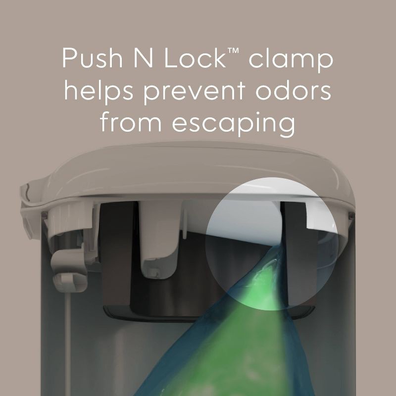 slide 6 of 17, Diaper Genie Select Diaper Pail - White, 1 ct