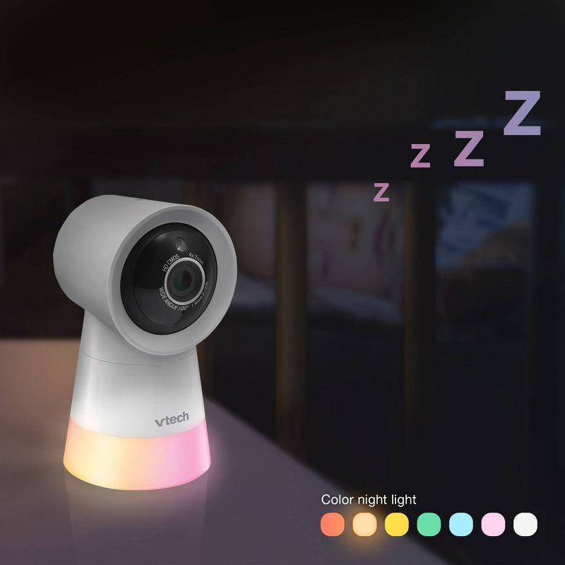 slide 7 of 8, V-Tech VTech 5" Pan & Tilt Video Baby Monitor, 1 ct
