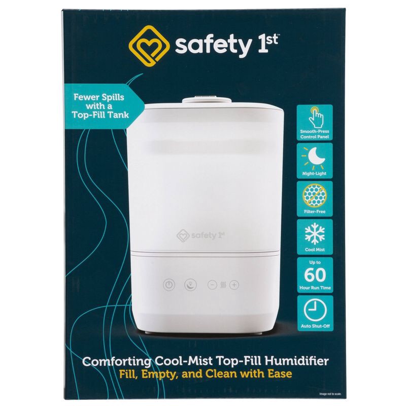slide 1 of 11, Safety 1st Comforting Cool Mist Top-Fill Humidifier, 1 ct