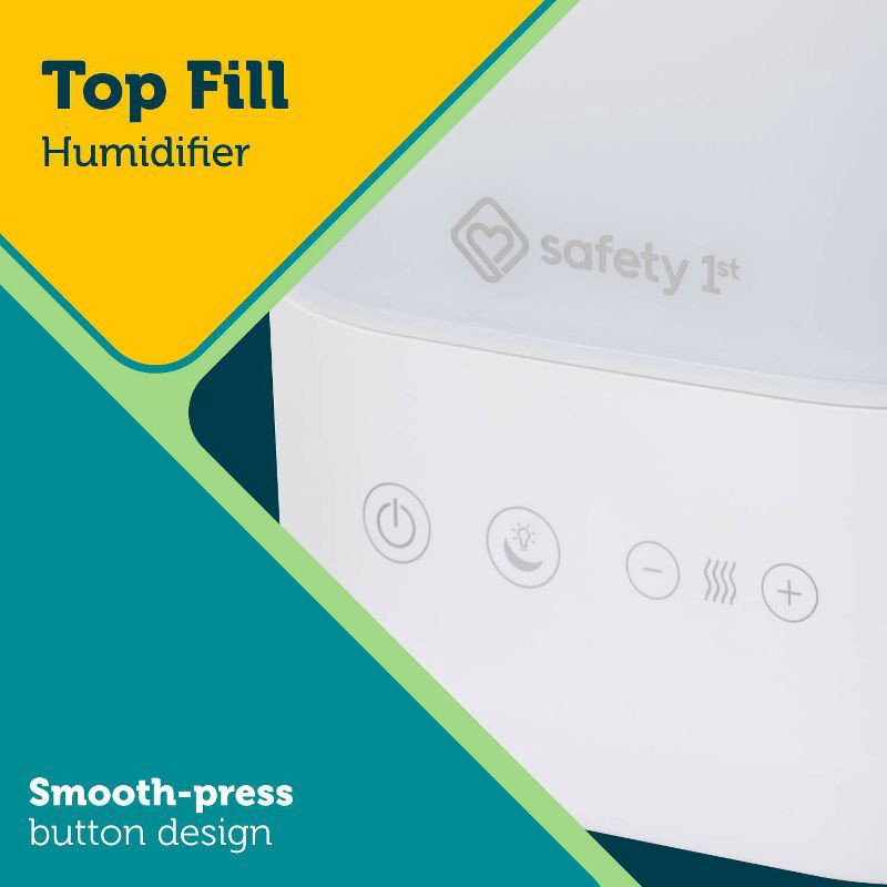 slide 5 of 11, Safety 1st Comforting Cool Mist Top-Fill Humidifier, 1 ct
