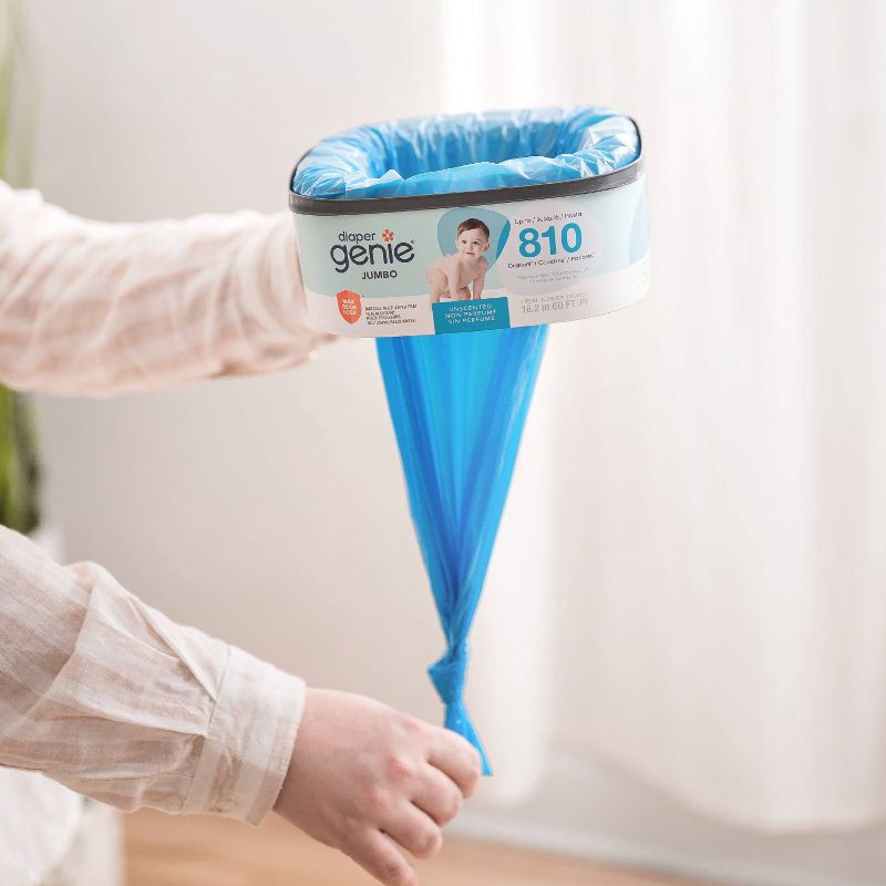 slide 13 of 14, Diaper Genie Jumbo Square Disposal Bag Refill - 810ct, 810 ct