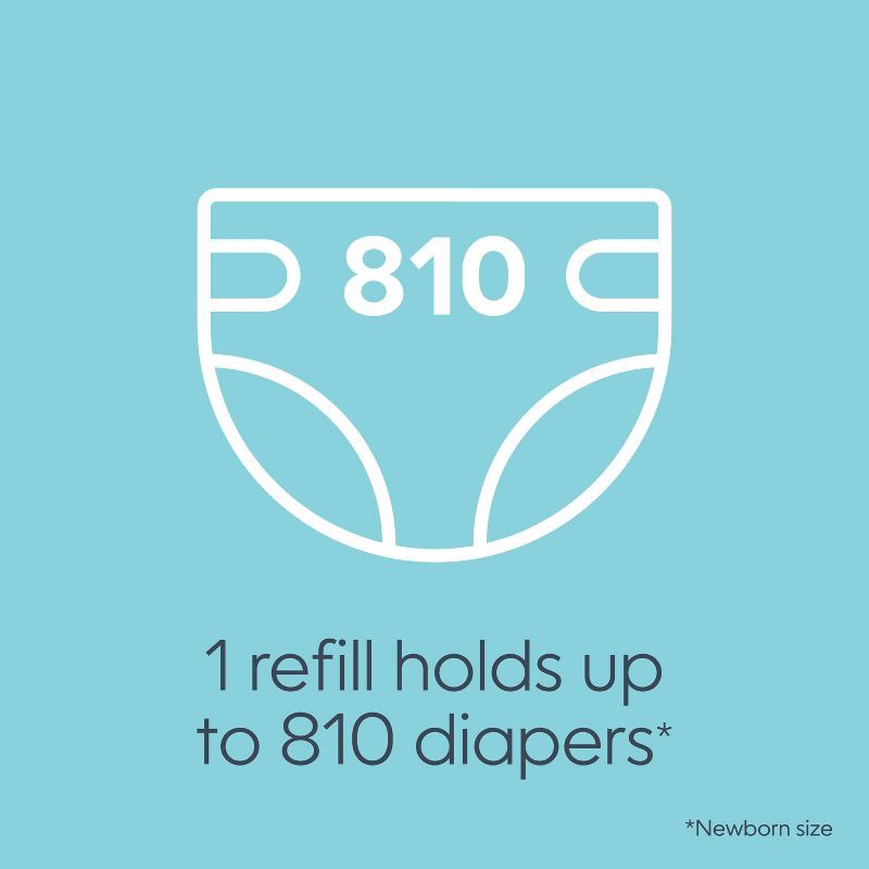 slide 4 of 14, Diaper Genie Jumbo Square Disposal Bag Refill - 810ct, 810 ct