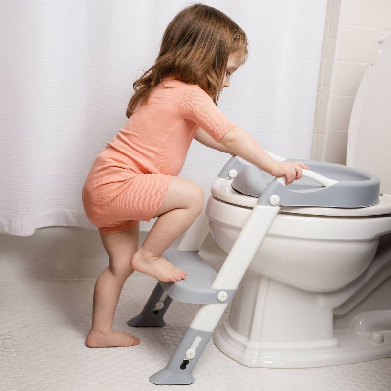 slide 2 of 8, Jool Baby On My Own Potty Ladder - Gray, 1 ct