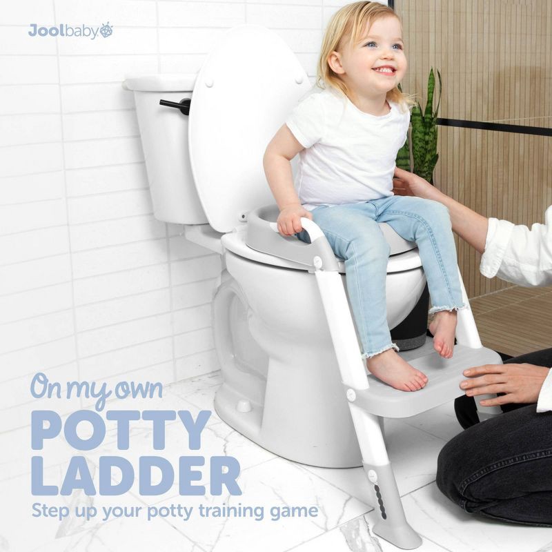 slide 3 of 8, Jool Baby On My Own Potty Ladder - Gray, 1 ct