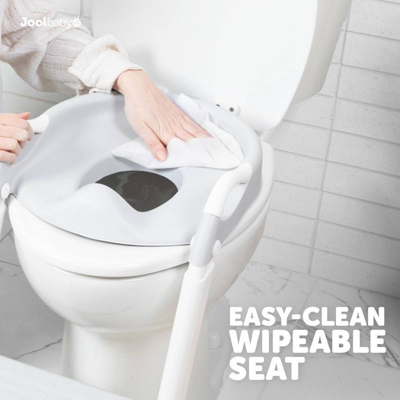 slide 6 of 8, Jool Baby On My Own Potty Ladder - Gray, 1 ct