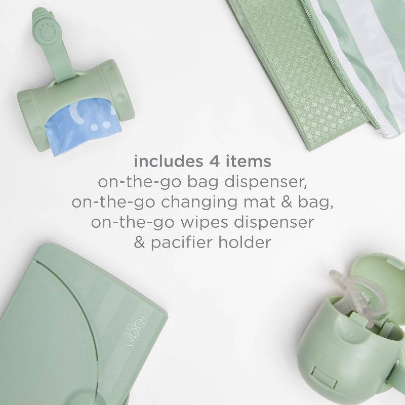 slide 4 of 8, Ubbi On-the-Go Gift Set - Sage, 1 ct