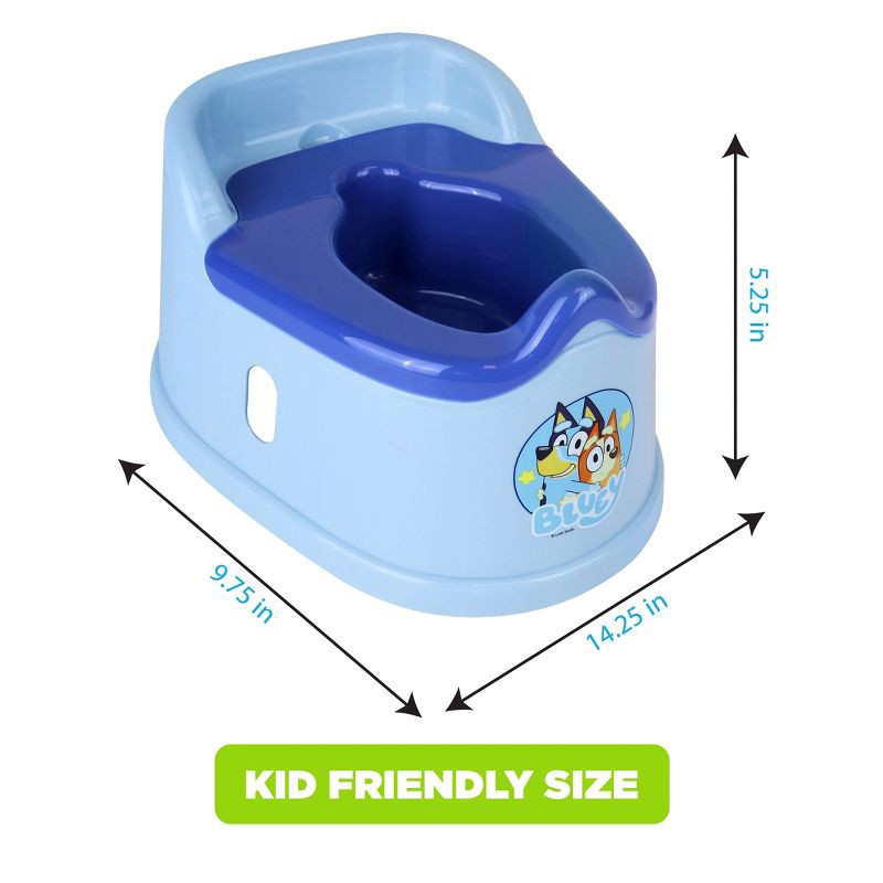 slide 5 of 7, Bluey Floor Potty Chair, 1 ct