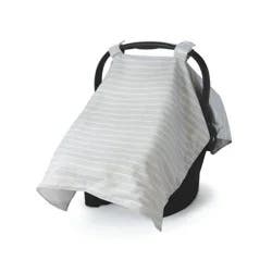 Go by Goldbug Car Seat Canopy - Gray Ticking Stripe