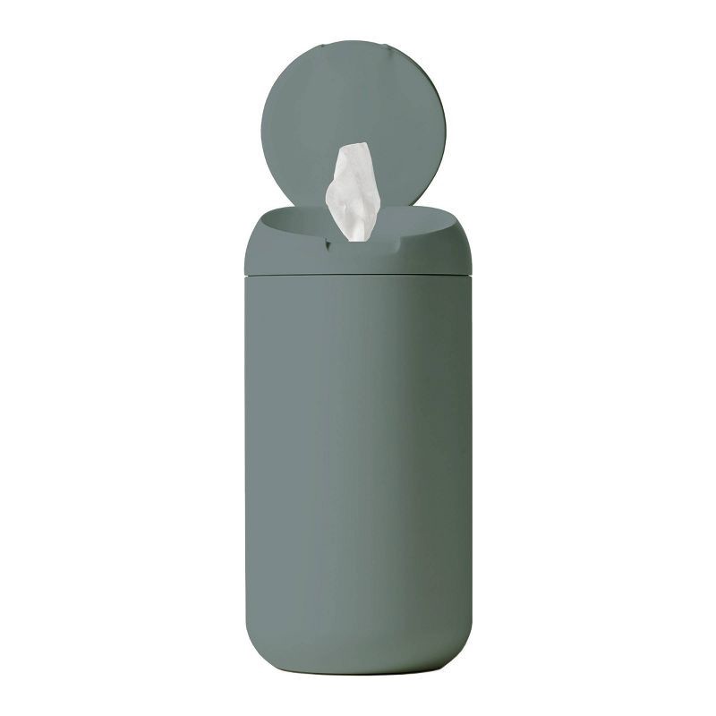 slide 3 of 6, Biom Refillable Wipes Dispenser - Eucalyptus Green, 1 ct