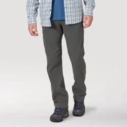Wrangler Men's ATG Cliffside Utility Regular Straight Fit Pant - Dark Shadow 34x30: Midweight Nylon-Spandex, Zippered Pocket
