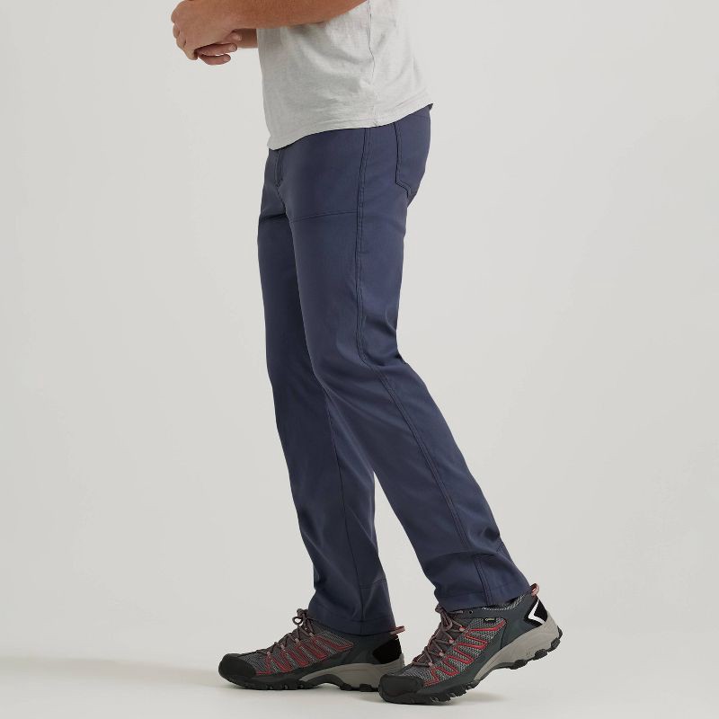 slide 4 of 8, Wrangler Men's ATG Synthetic Straight Utility Pants - Blue Nights 32x32: Midweight, Stretch, Zippered Pocket, 1 ct