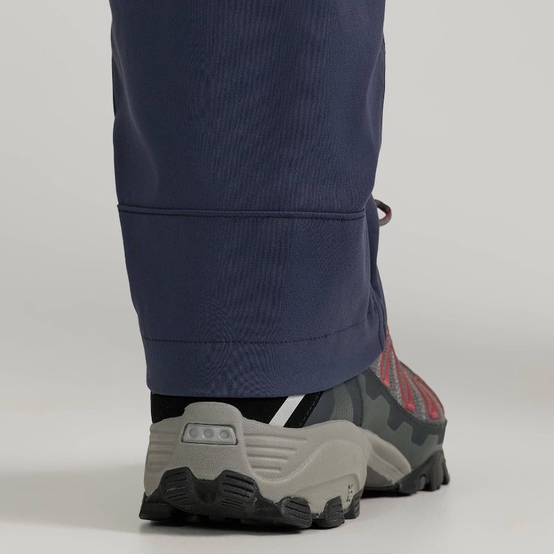 slide 8 of 8, Wrangler Men's ATG Synthetic Straight Utility Pants - Blue Nights 38x30: Midweight Nylon-Spandex, Zippered Pocket, 1 ct