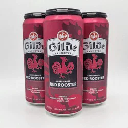 Gilde Red Rooster Amber - 4pk/16.9fl oz Cans