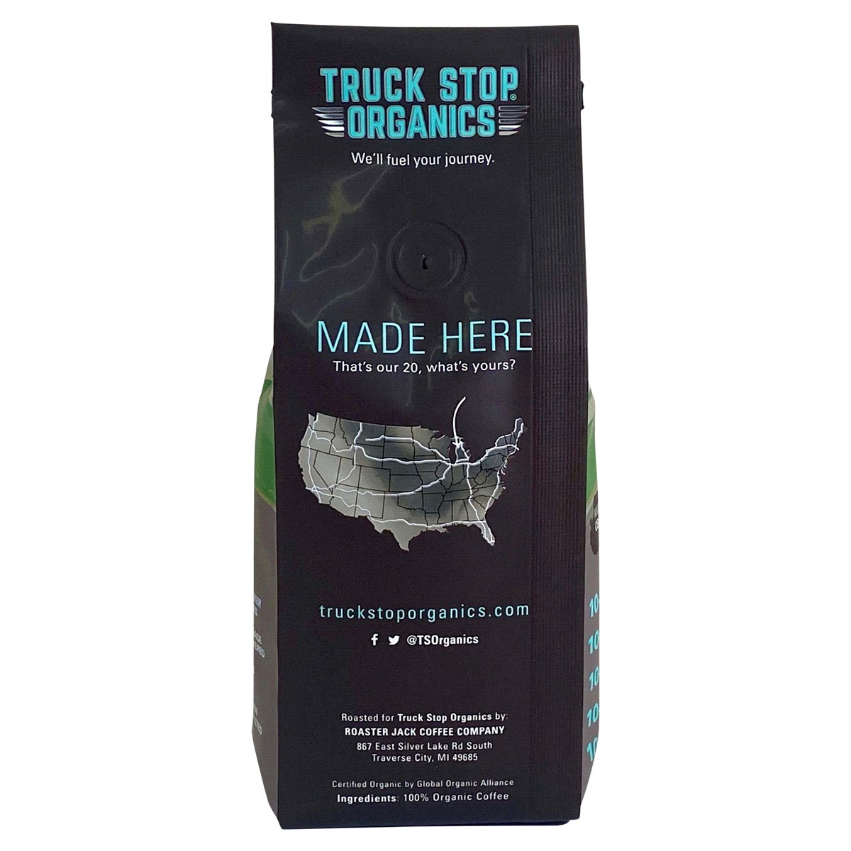 slide 2 of 2, Truck Stop Organic Daybreak Roast Whole Bean Coffee - 12 oz, 12 oz