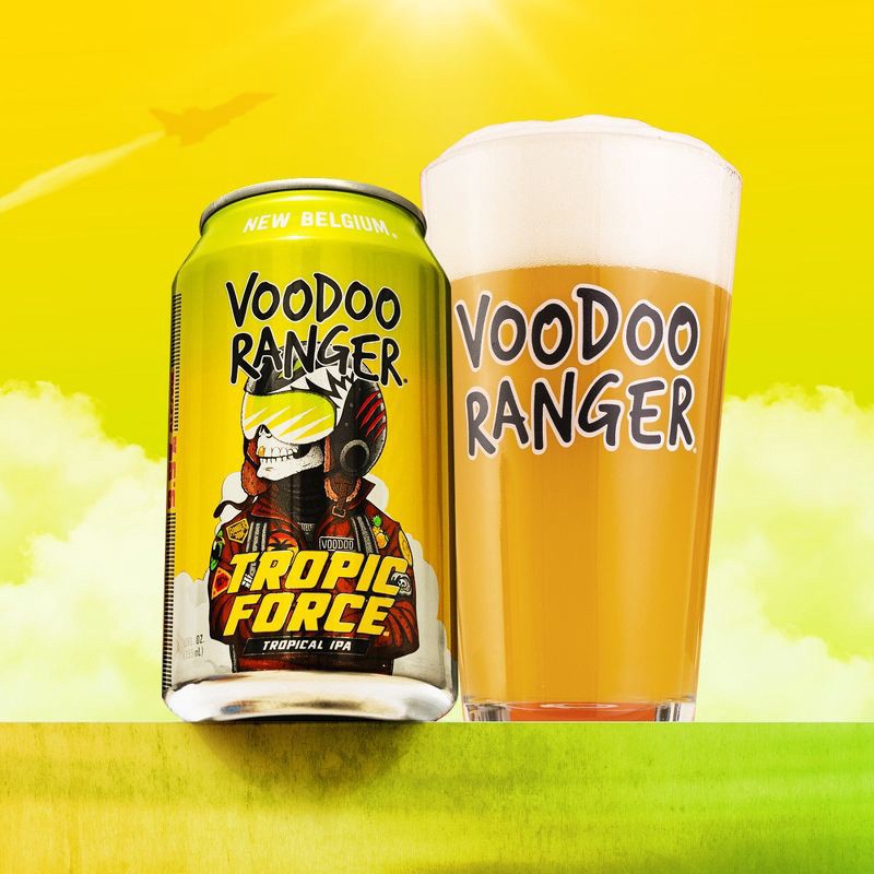 slide 4 of 9, New Belgium Voodoo Ranger Tropic Force IPA Beer - 6pk/12 fl oz Cans, 6 ct; 12 fl oz