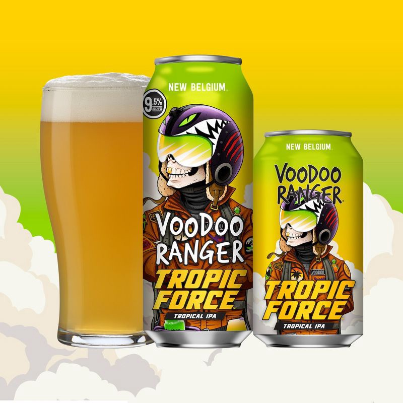 slide 7 of 9, New Belgium Voodoo Ranger Tropic Force IPA Beer - 6pk/12 fl oz Cans, 6 ct; 12 fl oz