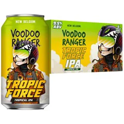 New Belgium Voodoo Ranger Tropic Force IPA Beer - 6pk/12 fl oz Cans