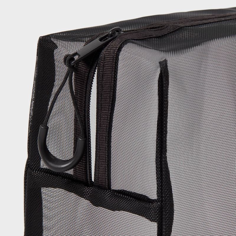 slide 2 of 3, 2 Car Pouch Organizers - Brightroom™: Black Automotive Interior Accessories, Zipper Pouch for Car Organization, 1 ct