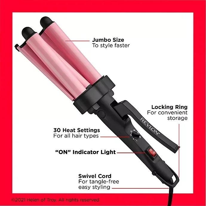 slide 3 of 6, Revlon Wave Master Jumbo Waver, 1 ct