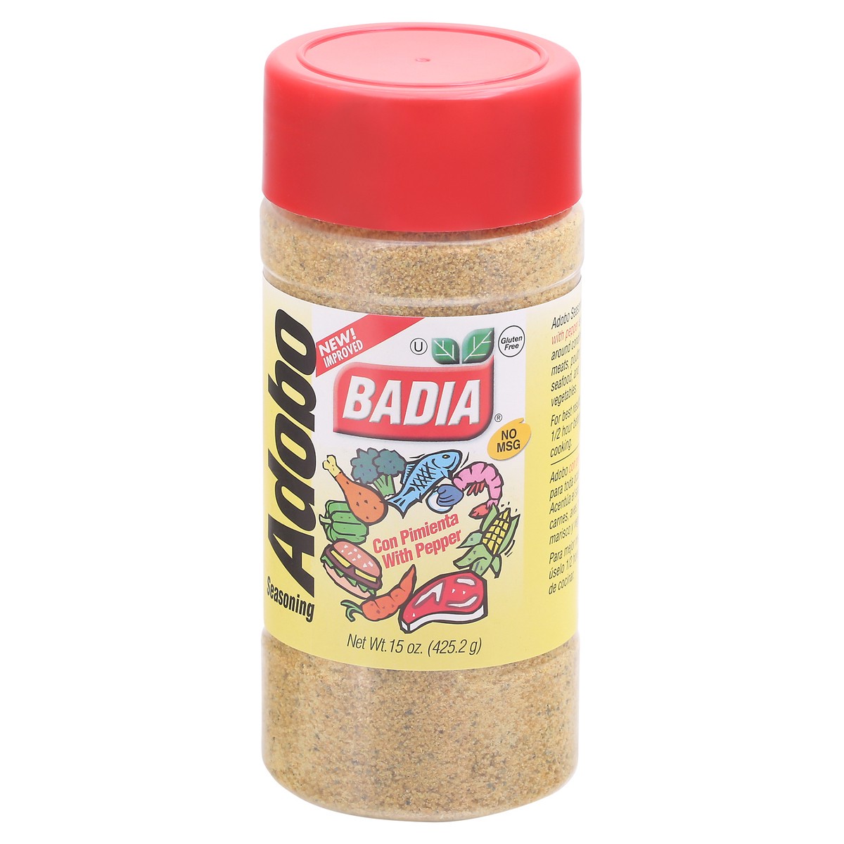 slide 3 of 9, Badia W/ Pepper Adobo, 15 oz