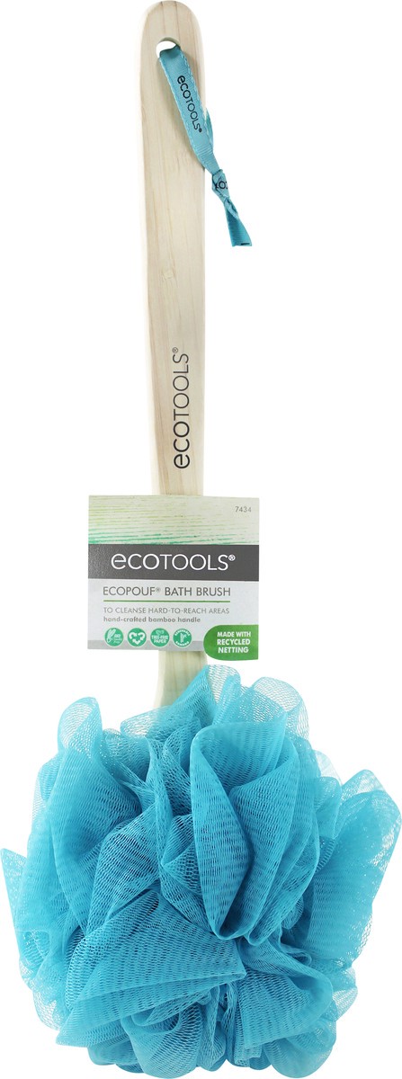 slide 2 of 2, Ecotools Pouf Bath Brush, 1 ct