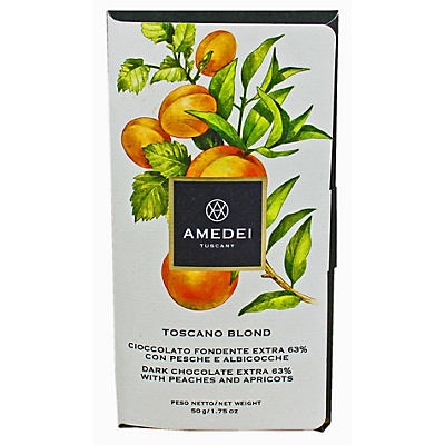 slide 1 of 1, Amedei Toscana Blond Dark With Peach And Apricot, 50 gram