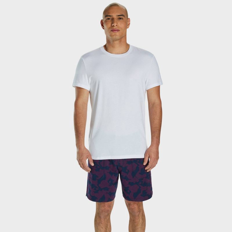 slide 5 of 6, Pair of Thieves Men's Short Sleeve Crew Neck Undershirt 2pk - White M: Midweight Cotton Blend, Machine Washable, 2 ct