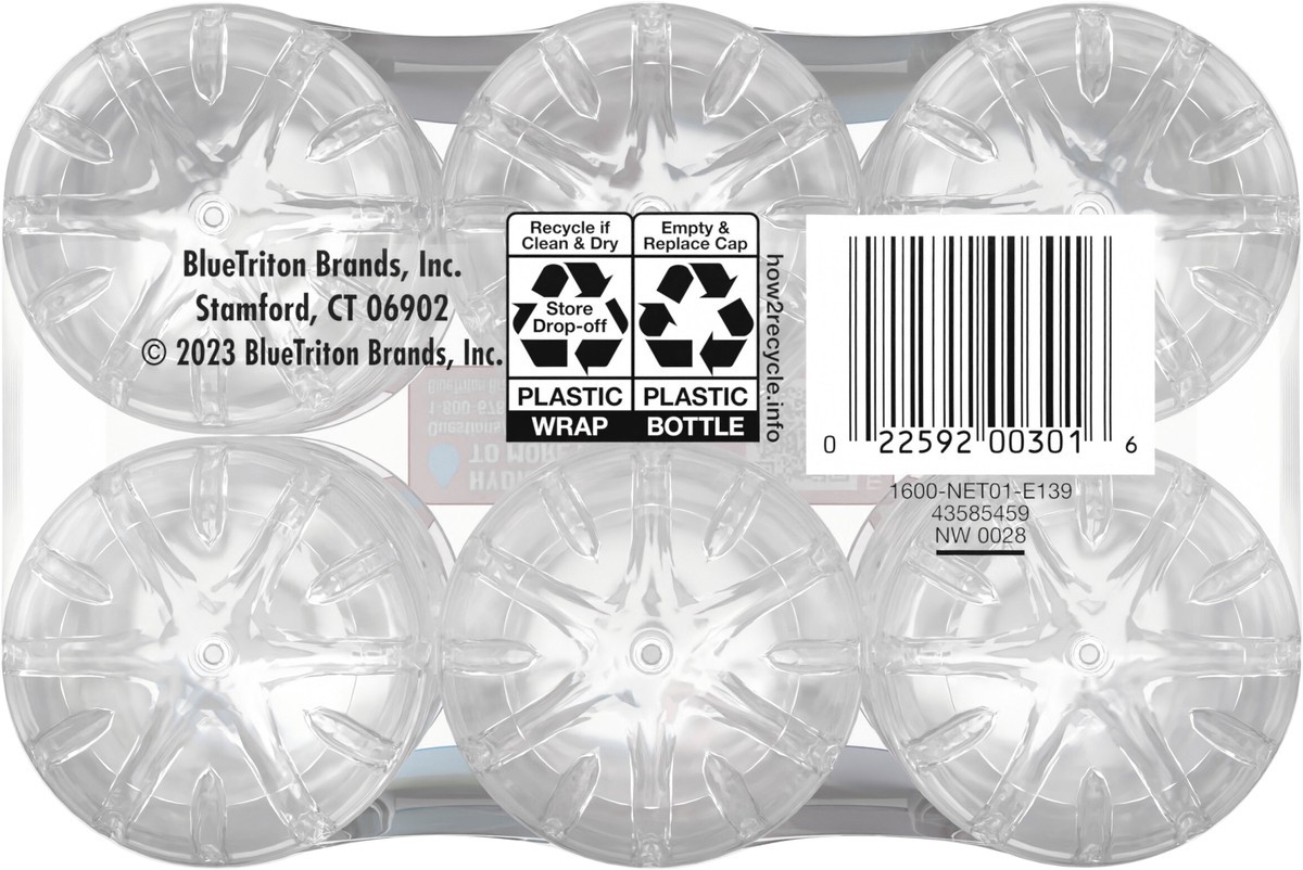 slide 7 of 8, OZARKA Brand 100% Natural Spring Water, (Pack of 6) - 16.9 fl oz, 6 ct; 1/2 liter