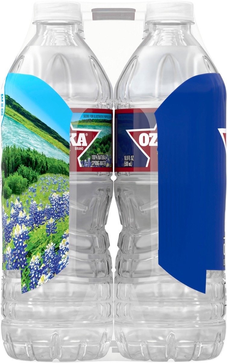 slide 4 of 8, OZARKA Brand 100% Natural Spring Water, (Pack of 6) - 16.9 fl oz, 6 ct; 1/2 liter