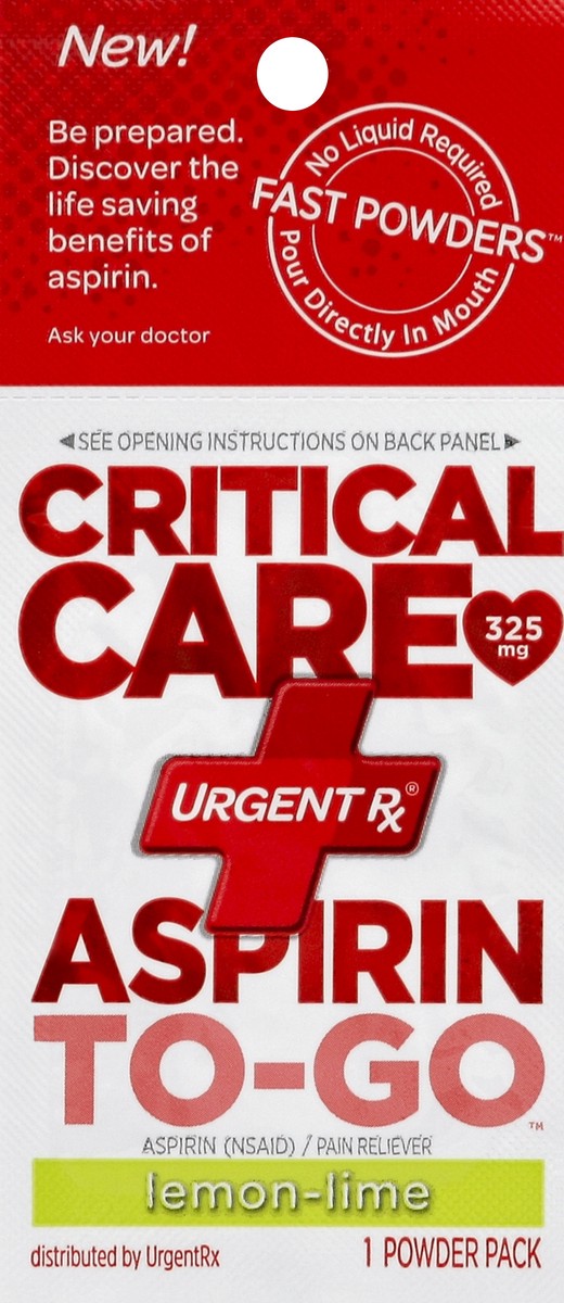 slide 2 of 2, UrgentRx Aspirin 1 ea, 1 ct