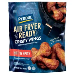 Perdue Air Fryer Hot & Spicy Chicken Wings - Frozen - 22oz