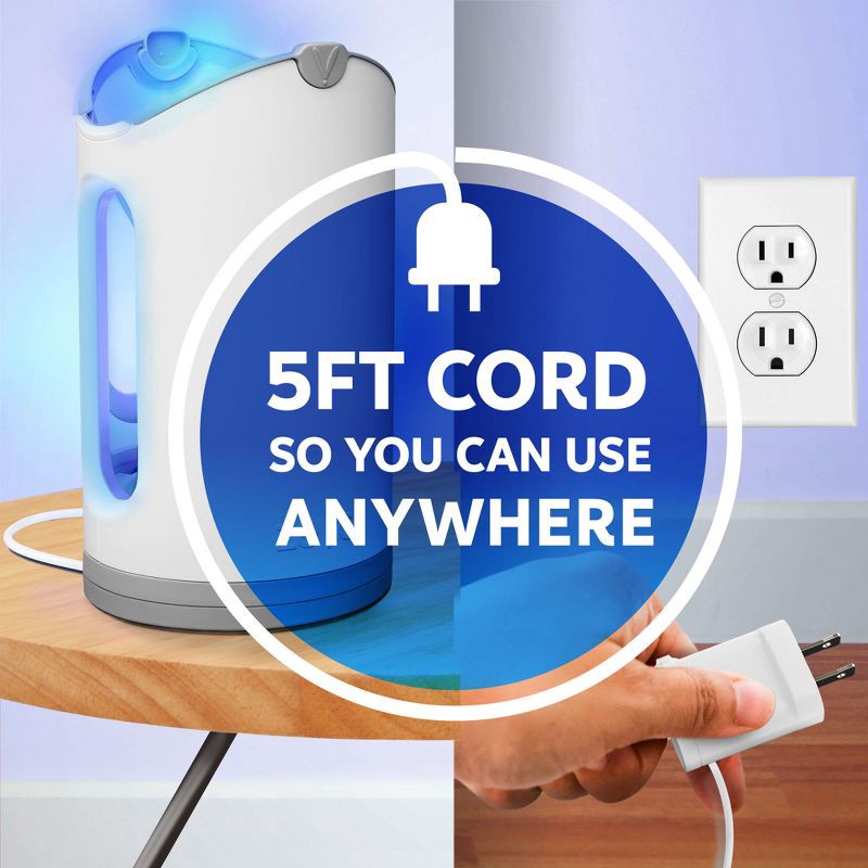 slide 11 of 15, Zevo Flying Insect Indoor Light Fly Trap Starter Kit, Catches House Flies, Fruit Flies, Gnats & More - 1 Trap + 2 Refills, 1 ct