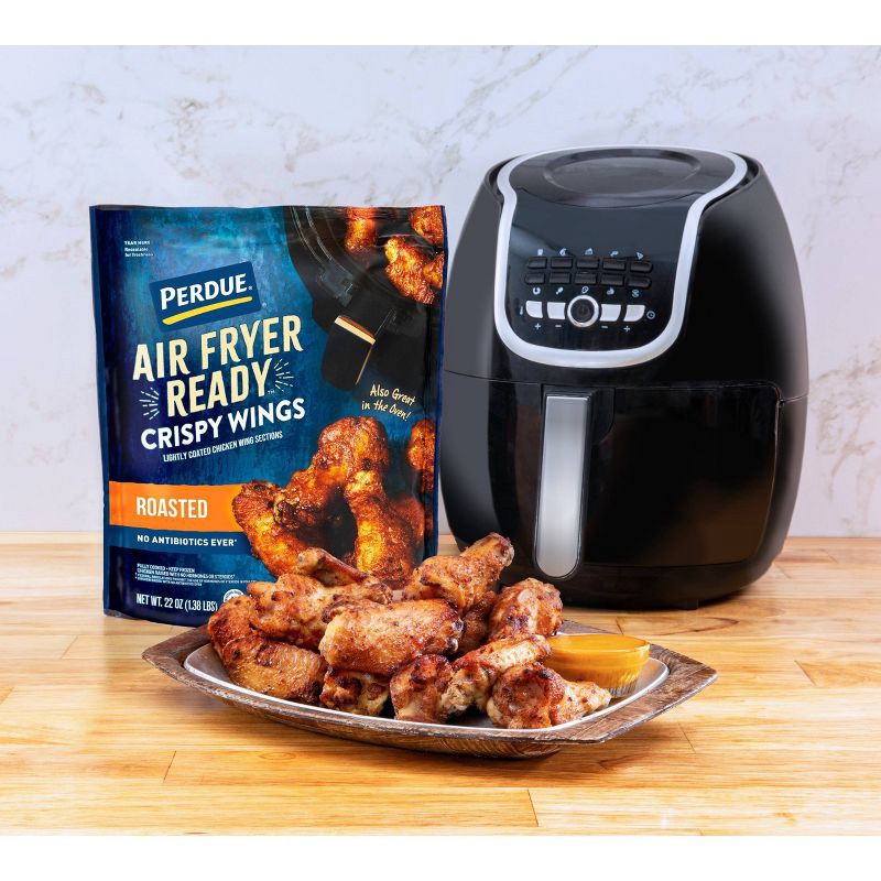 slide 3 of 4, Perdue Air Fryer Roasted Chicken Wings - Frozen - 22oz, 22 oz