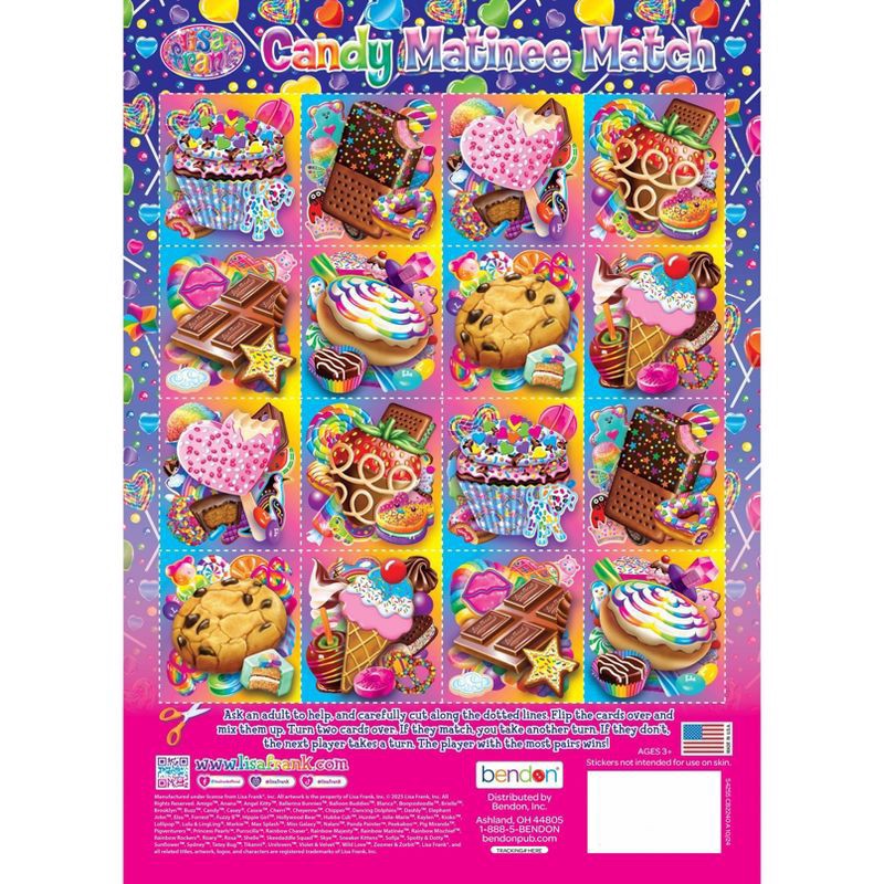 slide 5 of 5, Bendon Lisa Frank 224 Page Coloring & Activity Book, 1 ct