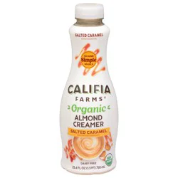 Califia Farms Dairy-Free Organic Salted Caramel Almond Creamer 25.4 fl oz