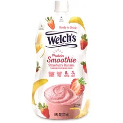 Welch's Strawberry Banana Protein Smoothie 6 fl oz