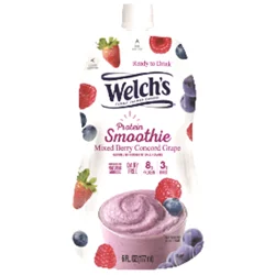 Welch's Mixed Berry Concord Grape Protein Smoothie 6 fl oz