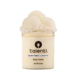 Talenti Zesty Lemon with Real Lemon Dairy-Free Sorbetto - Frozen - 1 Pint