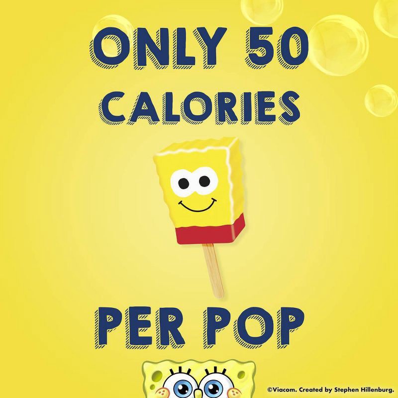 slide 6 of 6, Popsicle Fruit Punch & Cotton Candy Frozen Confection Bars SpongeBob SquarePants - 6pk/12.17 fl oz, 6 ct, 12.17 fl oz