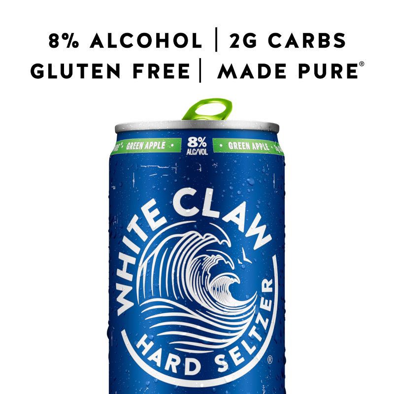 slide 2 of 6, White Claw Hard Seltzer White Claw Surge Variety #2 - 12pk/12 fl oz Cans, 2 x 12 ct, 12 fl oz