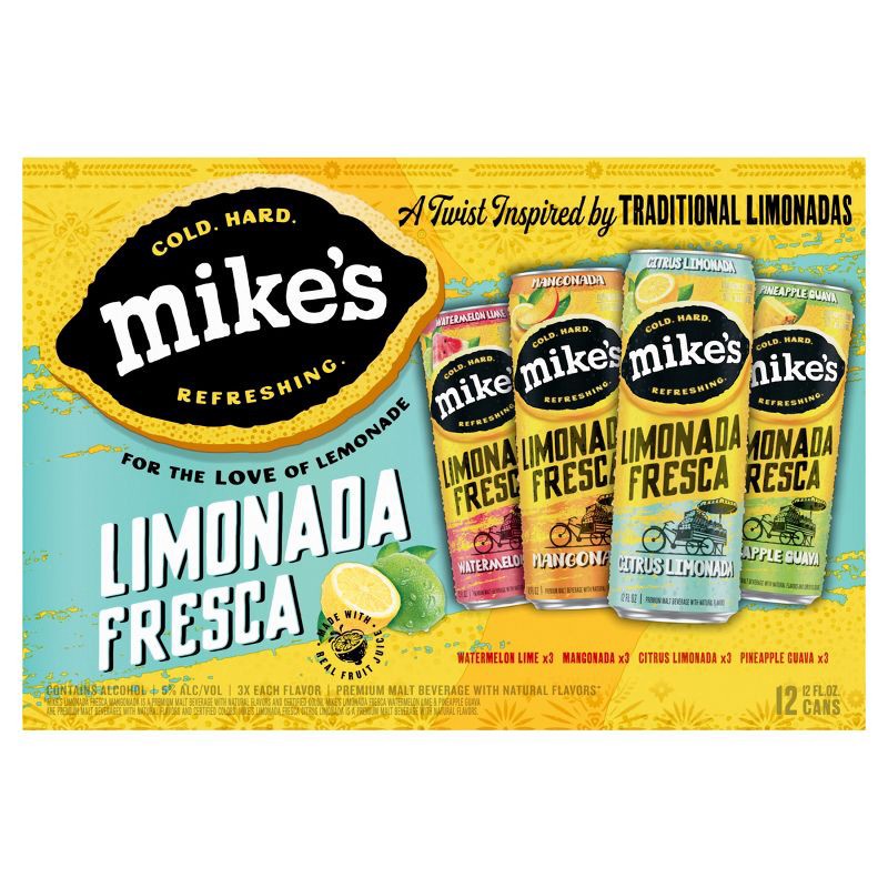 slide 5 of 11, Mike's Hard Lemonade Mike's Hard Limonada Fresca - 12pk/12 fl oz Cans, 12 ct; 12 fl oz