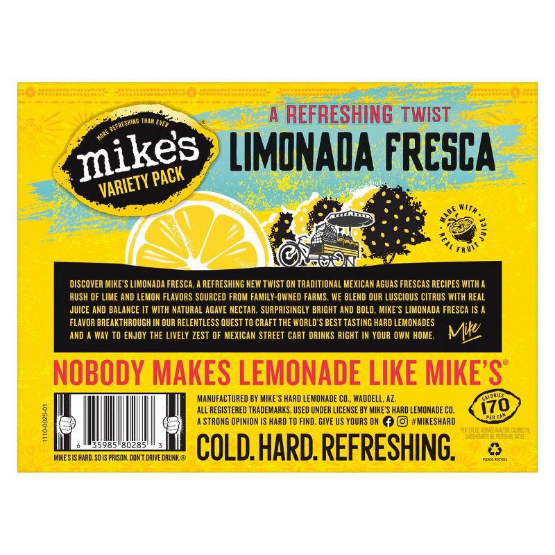 slide 10 of 11, Mike's Hard Lemonade Mike's Hard Limonada Fresca - 12pk/12 fl oz Cans, 12 ct; 12 fl oz
