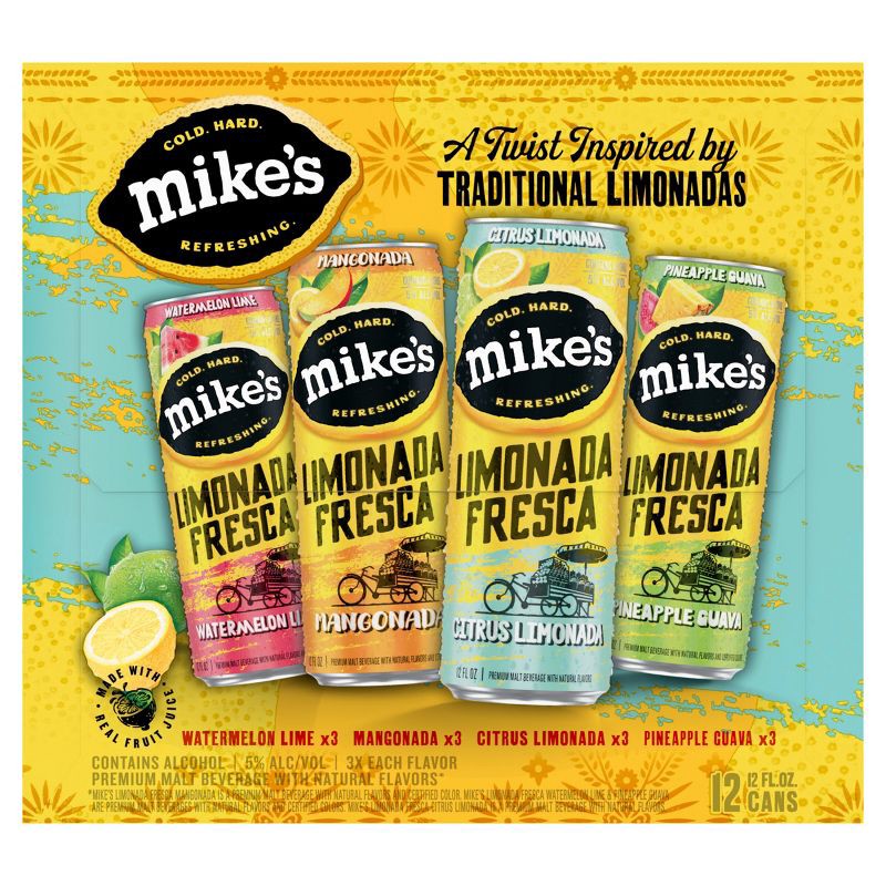 slide 6 of 11, Mike's Hard Lemonade Mike's Hard Limonada Fresca - 12pk/12 fl oz Cans, 12 ct; 12 fl oz