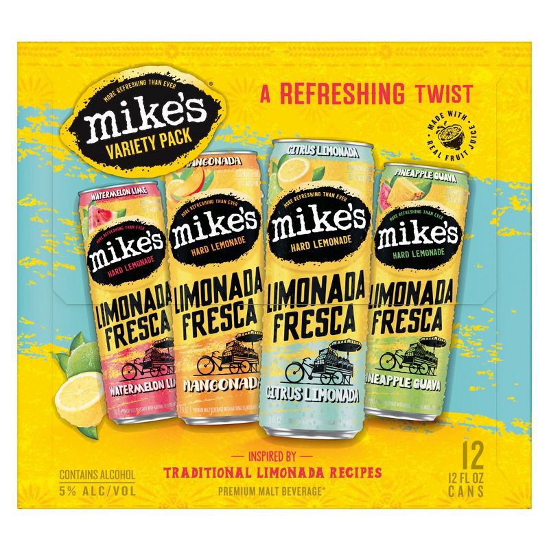 slide 11 of 11, Mike's Hard Lemonade Mike's Hard Limonada Fresca - 12pk/12 fl oz Cans, 12 ct; 12 fl oz