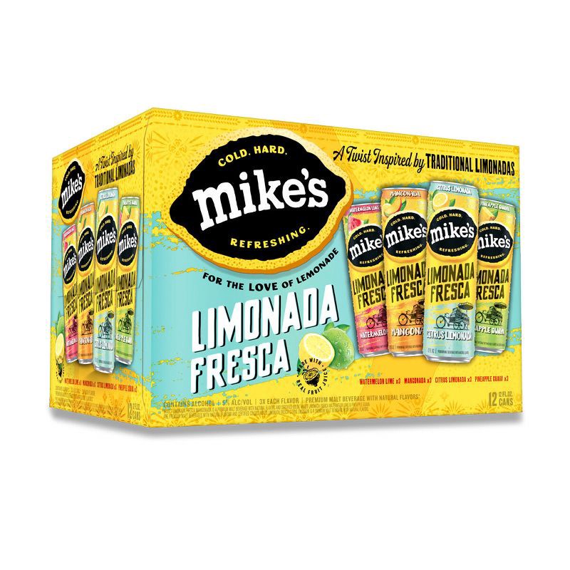 slide 1 of 11, Mike's Hard Lemonade Mike's Hard Limonada Fresca - 12pk/12 fl oz Cans, 12 ct; 12 fl oz