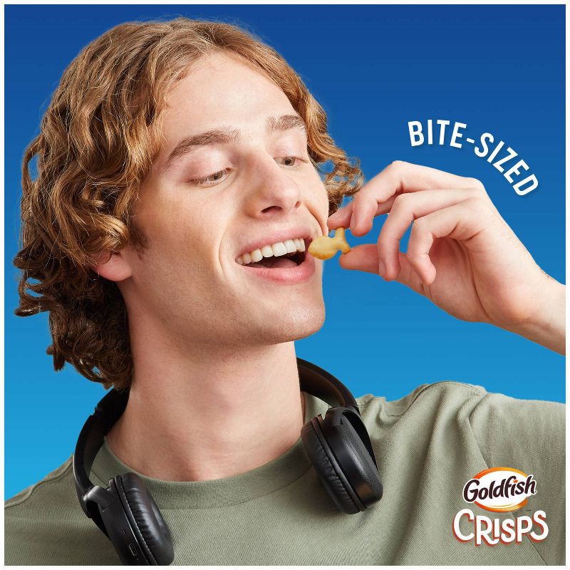 slide 6 of 11, Goldfish Crisps Salt & Vinegar Flavored Baked Chip Crackers Bag - 6.25oz, 6.25 oz