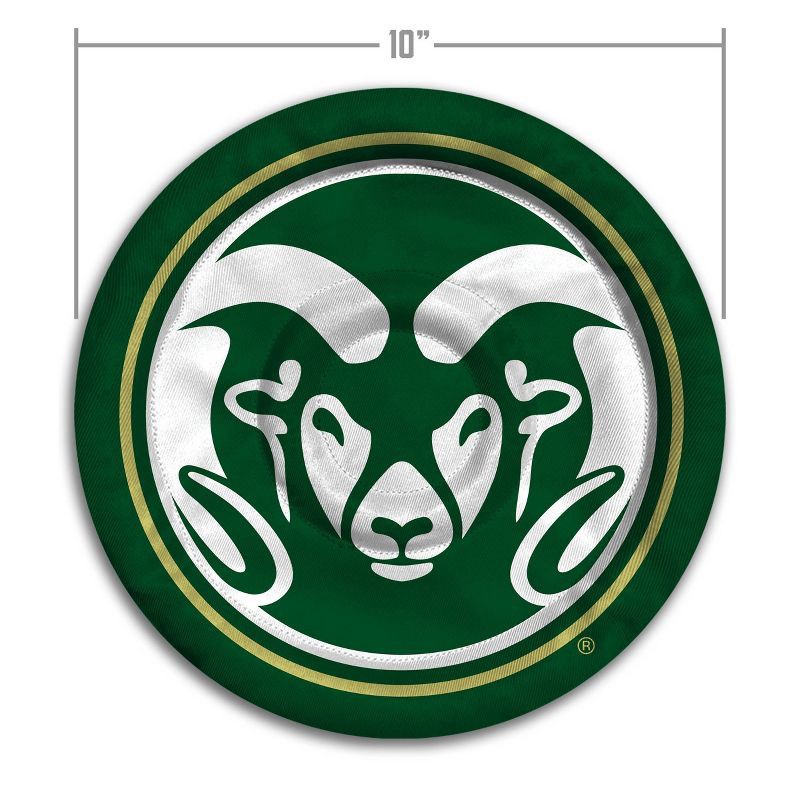 slide 5 of 6, NCAA Colorado State Rams Flimzee Flying Disc: Polyester, 10" Diameter, Ages 2+, 1 ct