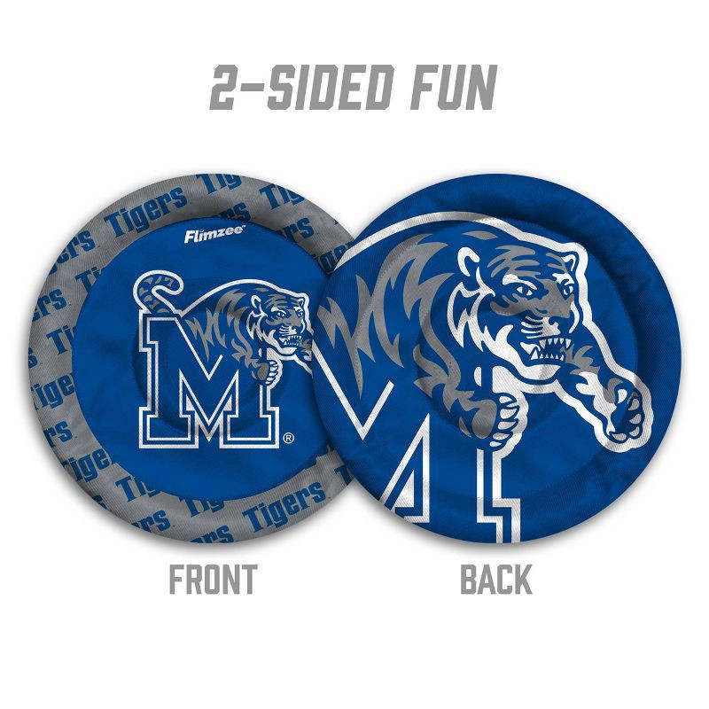 slide 2 of 6, NCAA Memphis Tigers Flimzee Flying Disc: Polyester, 10" Diameter, 1 ct